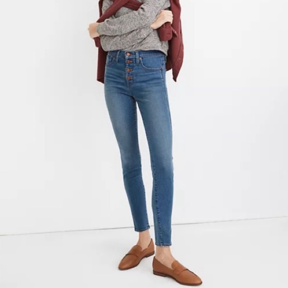 NWOT Madewell High Rise Button Up Jeans 31